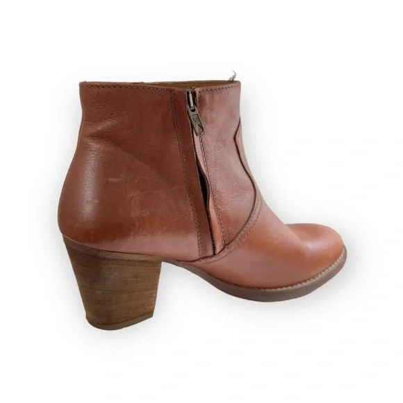 Madewell Leather Winston Ankle Booties Size 7.5 - Picture 7 of 9